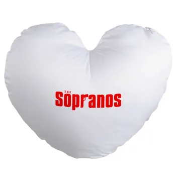 The Sopranos, Μαξιλάρι καναπέ καρδιά 40x40cm περιέχεται το  γέμισμα