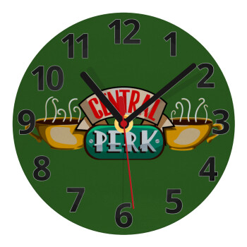 Central perk, Ρολόι τοίχου γυάλινο (20cm)