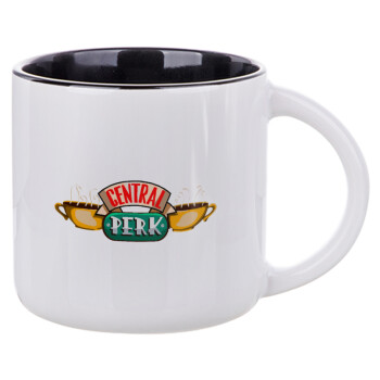 Central perk, Κούπα κεραμική 400ml Λευκή/Μαύρη
