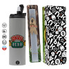Πασχαλινή Λαμπάδα με Travel Tumbler θερμό (600ml, BPA free) & κερί αρωματικό πλακέ (30cm) (ΓΚΡΙ)