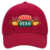 Adult Ultimate Hat RED, (100% COTTON DRILL, ADULT, UNISEX, ONE SIZE)