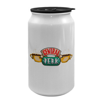Central perk, Κούπα ταξιδιού μεταλλική με καπάκι (tin-can) 500ml