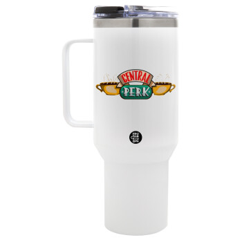 Central perk, Mega Stainless steel Tumbler with lid, double wall 1,2L