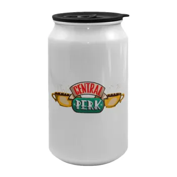 Central perk, Κούπα ταξιδιού μεταλλική με καπάκι (tin-can) 500ml