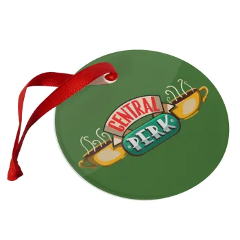 Central perk, Christmas ornament glass 9cm