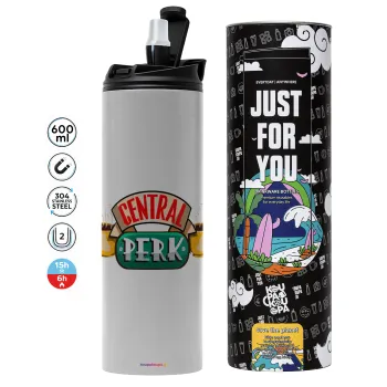 Central perk, Tumbler stainless steel GREY 600ml