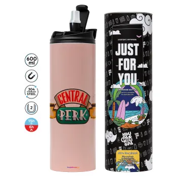 Central perk, Tumbler stainless steel PINK 600ml