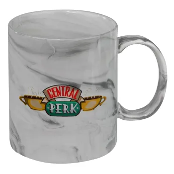 Central perk, Mug ceramic marble style, 330ml