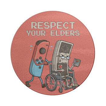Respect your Elders, Επιφάνεια κοπής γυάλινη στρογγυλή (30cm)