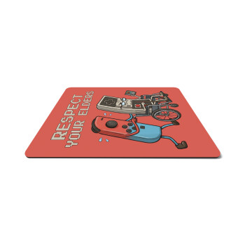 Respect your Elders, Mousepad rect 27x19cm