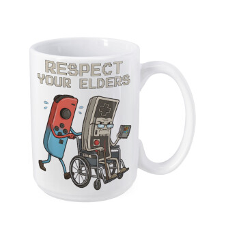 Respect your Elders, Κούπα Mega, κεραμική, 450ml