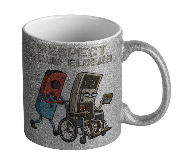 Respect your Elders — Glitter Ασημένια