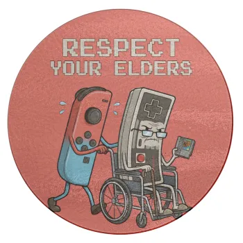 Respect your Elders, Επιφάνεια κοπής γυάλινη στρογγυλή (30cm)
