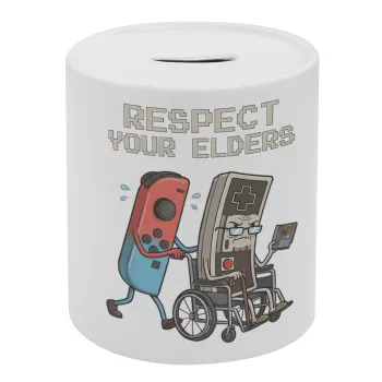 Respect your Elders, Κουμπαράς πορσελάνης με τάπα