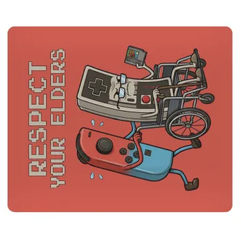 Respect your Elders, Mousepad ορθογώνιο 23x19cm