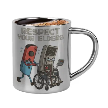 Respect your Elders, Κουπάκι μεταλλικό διπλού τοιχώματος για espresso (220ml)