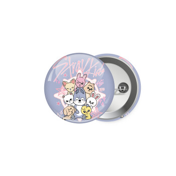 Stray Kids Pink, Κονκάρδα παραμάνα 5.9cm