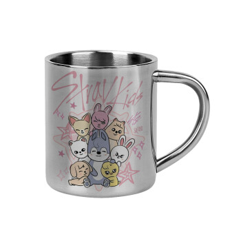 Stray Kids Pink, Κούπα Ανοξείδωτη διπλού τοιχώματος 300ml