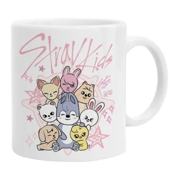 Stray Kids Pink, Ceramic coffee mug, 330ml