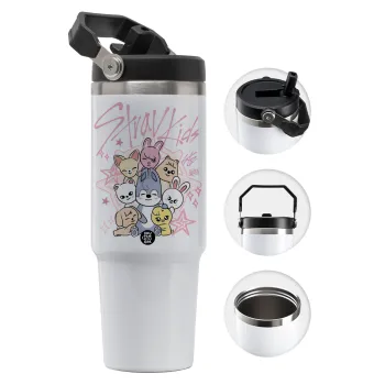 Stray Kids Pink, Θερμός Ανοξείδωτο 30oz με χερούλι