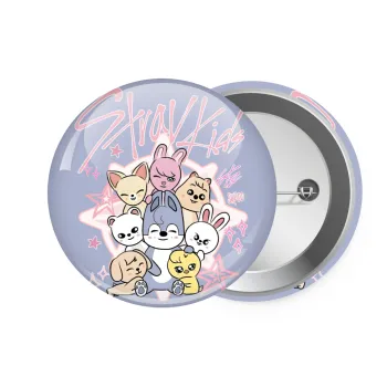 Stray Kids Pink, Κονκάρδα παραμάνα 7.5cm