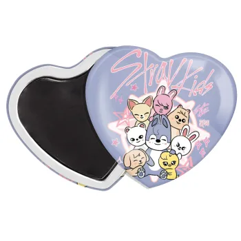 Stray Kids Pink, Μαγνητάκι καρδιά (57x52mm)