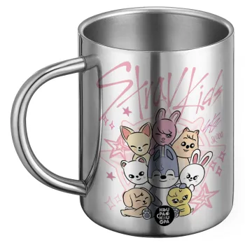 Stray Kids Pink, BIG Mug Stainless steel double wall (450ml)