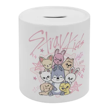 Stray Kids Pink, Κουμπαράς πορσελάνης με τάπα