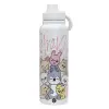 1L Stainless Steel Thermal Bottle with Phone Holder & Double Wall Insulation