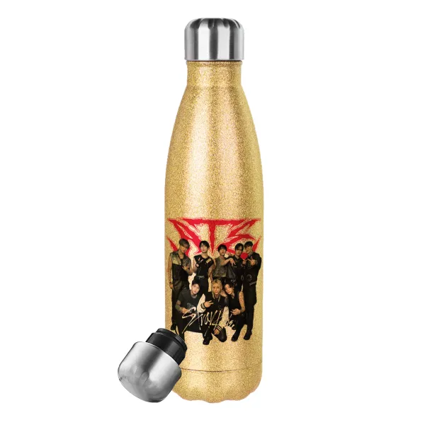 Stray Kids k-pop band — Glitter Χρυσό (500ml)