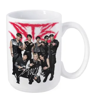 Stray Kids k-pop band, Κούπα Mega, κεραμική, 450ml