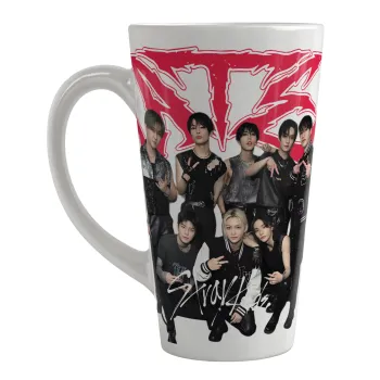 Stray Kids k-pop band, Κούπα κωνική Latte Μεγάλη, κεραμική, 450ml