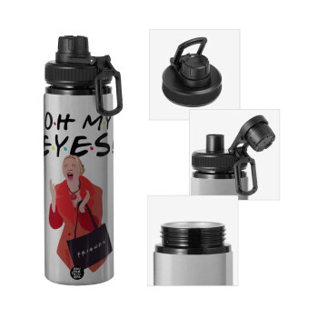 Friends,. oh my eyes Phoebe, Metallic water bottle with safety cap, 850ml aluminum