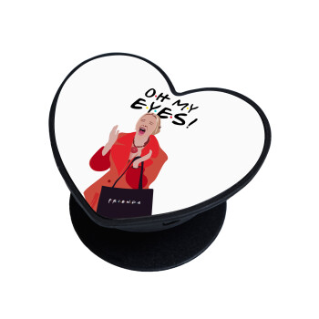 Friends,. oh my eyes Phoebe, Phone Holders Stand  καρδιά Μαύρο Βάση Στήριξης Κινητού στο Χέρι