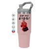Pink color, 890ml (30oz) stainless Steel Tumbler with Handle
