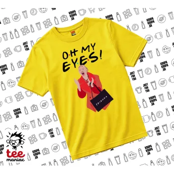 Friends,. oh my eyes Phoebe, yellow childrens T-Shirt made of 100% cotton, for every day. Vegan & OEKO-TEX certified.