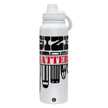 Size matters, Θερμός 1L Ανοξείδωτο με Βάση Κινητού & Διπλά Τοιχώματα