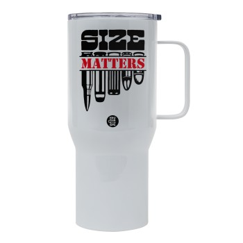 Size matters, Tumbler με καπάκι, διπλού τοιχώματος (θερμό) 750L