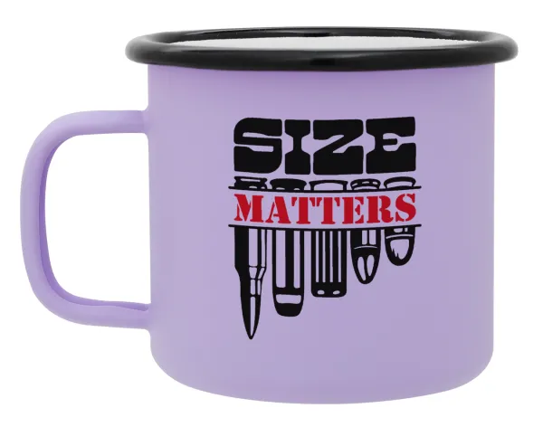 Size matters — Κούπα Μεταλλική εμαγιέ ΜΑΤ Light Pastel Purple 360ml