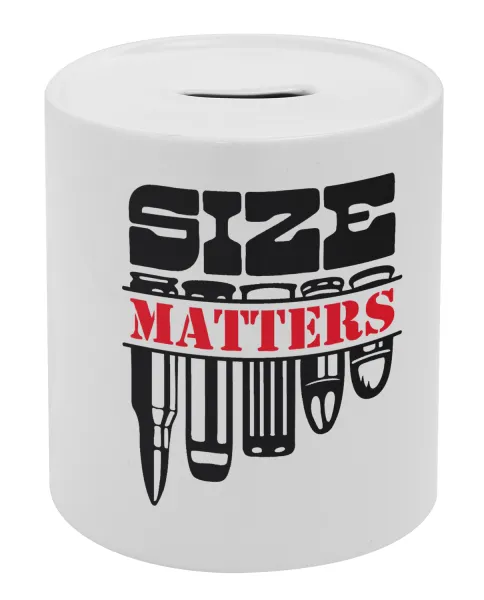 Size matters — Porcelain money box with stopper