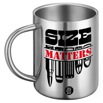 Size matters, Ανοξείδωτη Μεταλλική Κούπα 450ml - Διπλού Τοιχώματος