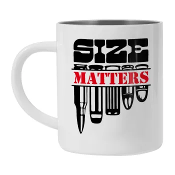 Size matters, Mug Stainless steel double wall 300ml
