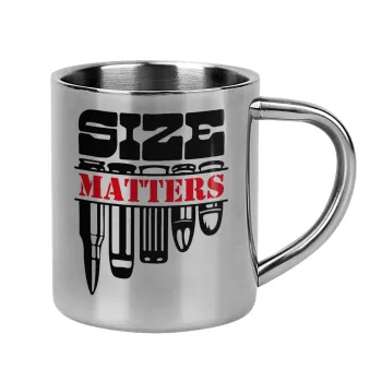 Size matters, Mug Stainless steel double wall 300ml