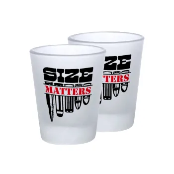 Size matters, Σφηνοπότηρα γυάλινα 45ml του πάγου (2 τεμάχια)