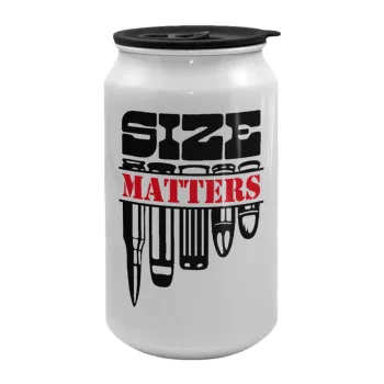 Size matters, Κούπα ταξιδιού μεταλλική με καπάκι (tin-can) 500ml