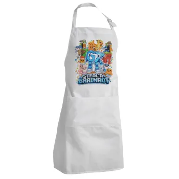 Steal a Brainrot Six Seven, Ποδιά Σεφ Ολόσωμη Ενήλικων (με ρυθμιστικά και 2 τσέπες)