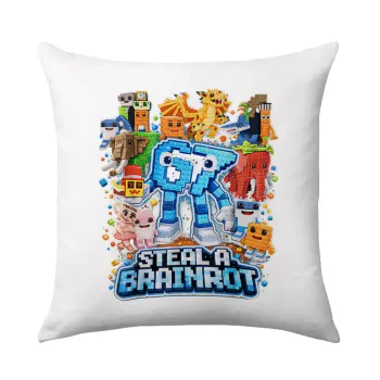 Steal a Brainrot Six Seven, Μαξιλάρι καναπέ 40x40cm περιέχεται το  γέμισμα