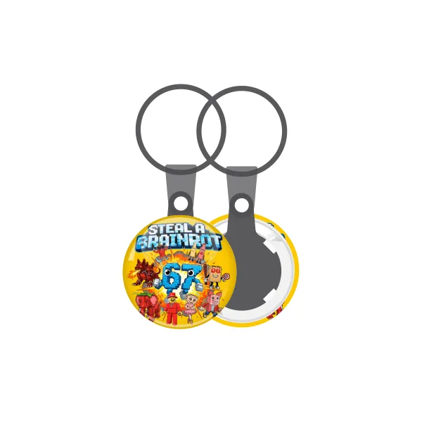 Steal a Brainrot 67 Roblox Style — Mini keychain, 2.5cm
