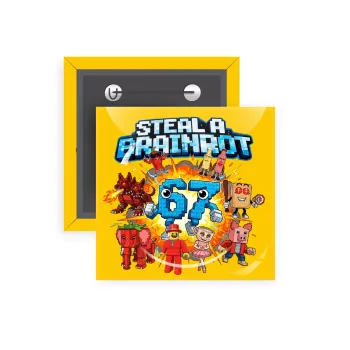 Steal a Brainrot 67 Roblox Style, Κονκάρδα παραμάνα τετράγωνη 5x5cm