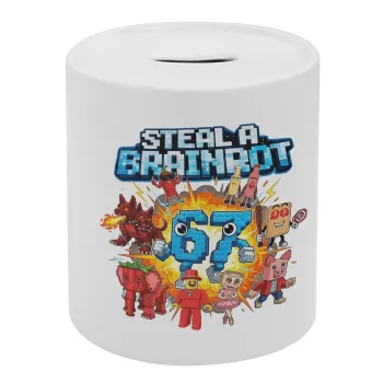 Steal a Brainrot 67 Roblox Style, Κουμπαράς πορσελάνης με τάπα